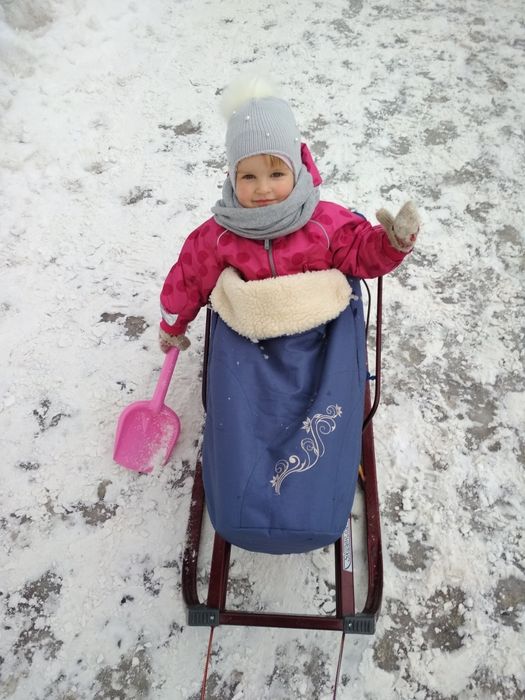 Чехол на санки тёплый