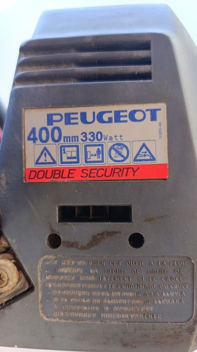 Corta-sebes Peugeot elétrica 400 mm/300W