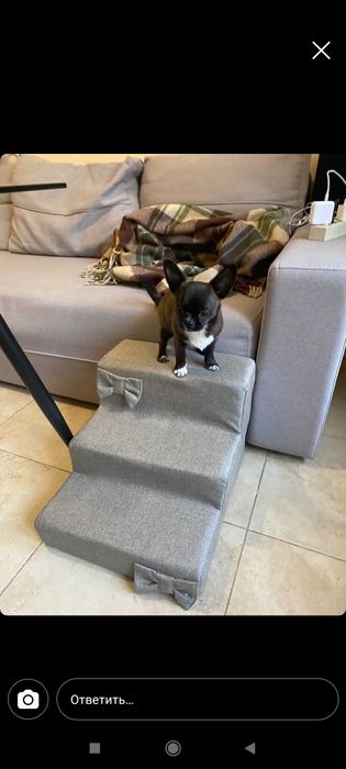 Сходи приліжкові/ пандус шоколадного кольору