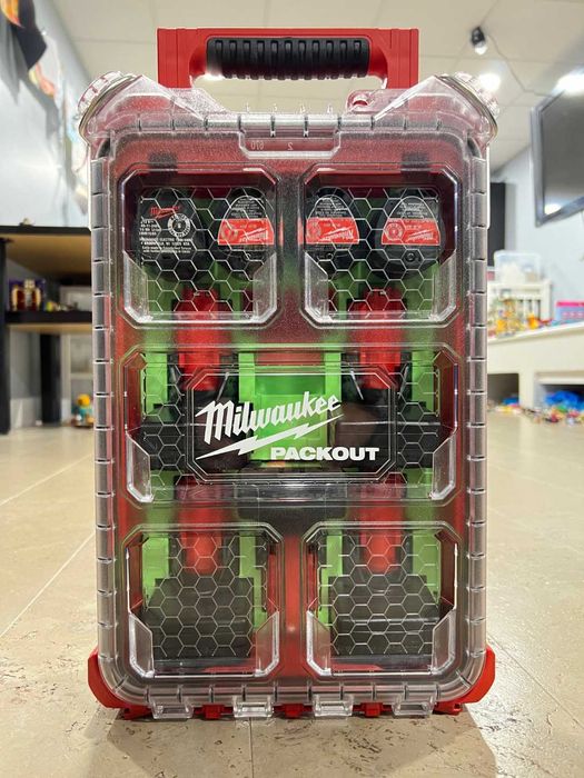 MILWAUKEE PACKOUT M12 organizer baterii Baterie Milwaukee M12 CP XC