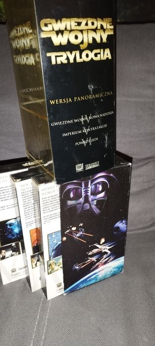 Trylogia Star Wars na vhs