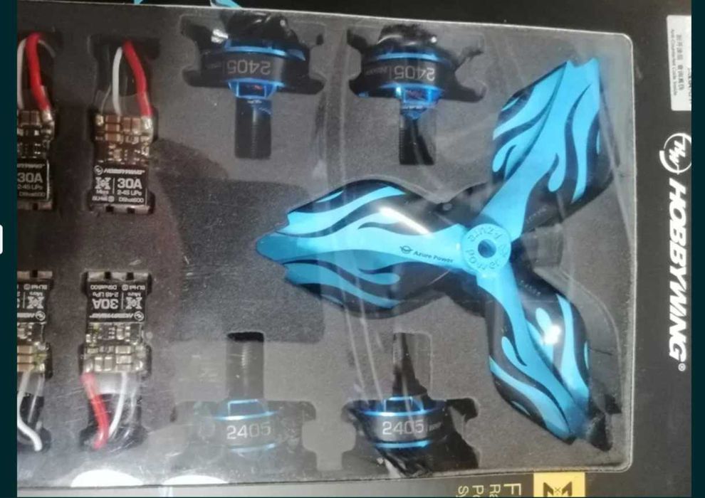 HobbyWing XRotor FPV dron Racing Power System M2405-2200KV 30A ESC 5045 zdalnie sterowane