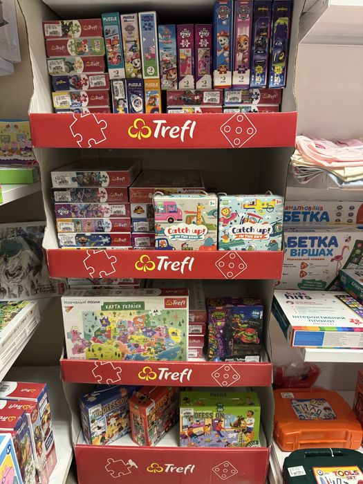 Пазли дитячі Trefl, Dodo мульт.героі,повчальні в асортименті нові.