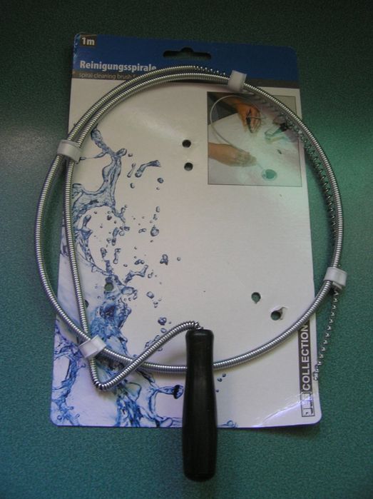 Sprężyna/spirala do udrażniania instalacji wodnej i kanalizacyjnej