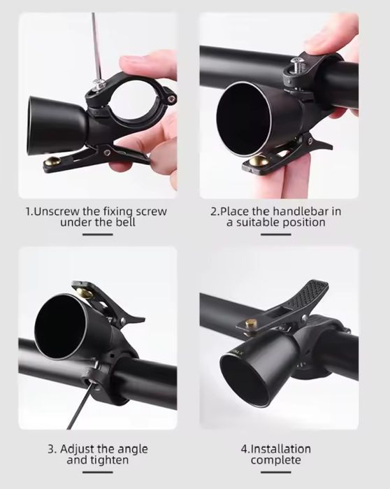 X-Tiger-nowy solidny metalowy dzwonek rowerowy retro/dźwięk kamerton