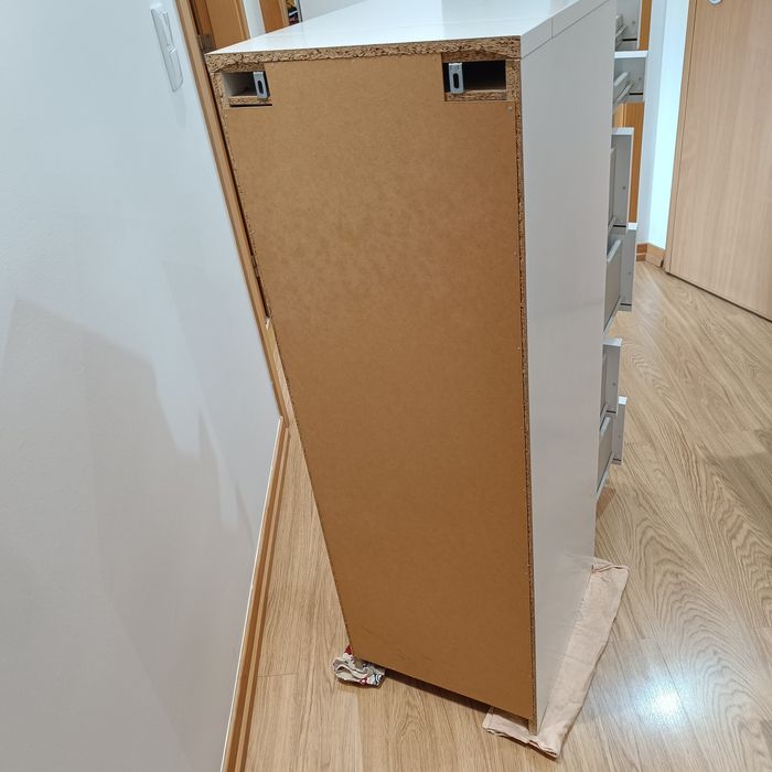 Cómoda MALM 6 Gavetas c/ Espelho (IKEA) – Branco