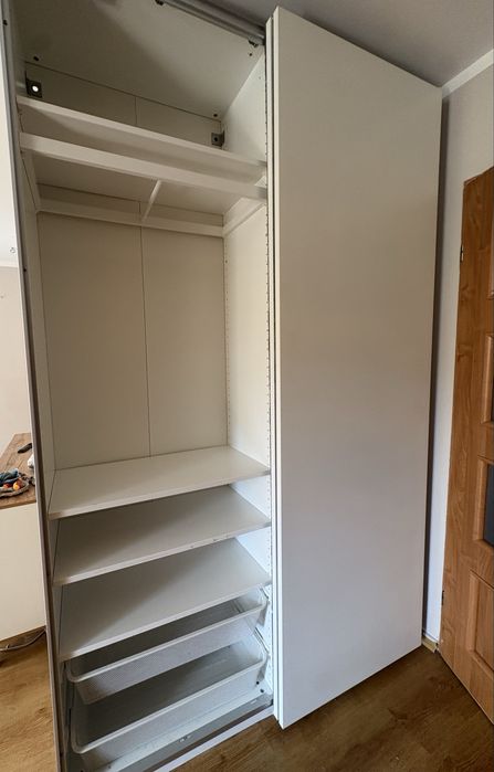 Szafa Ikea Pax Duza Przesuwne Drzwi Wysoka Waska
