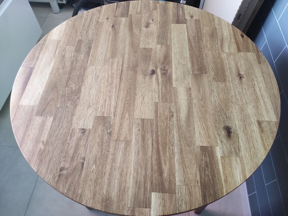 Mesa redonda Nackanas IKEA madeira acácia