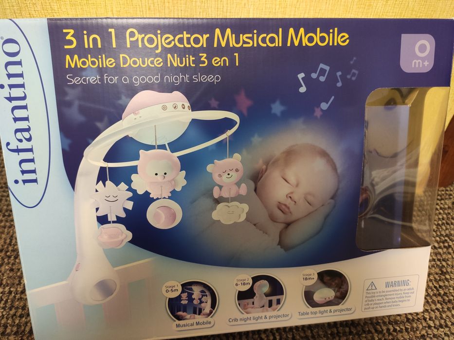 Музичний мобіль Infantino 3в1