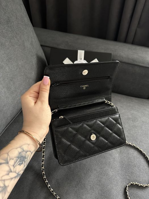 Сума клатч шкіряна chanel , classic wallet ,