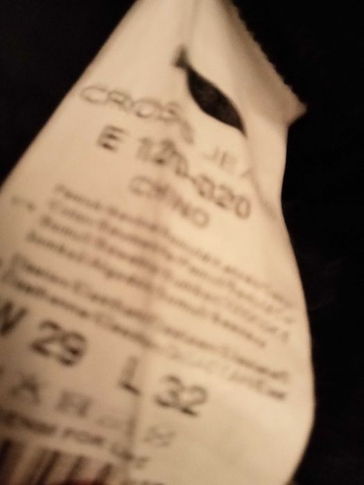 Spodnie sztruksowe męskie cross 29/32