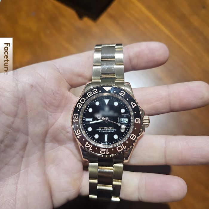 Relogio automatico R***x gmt root beer