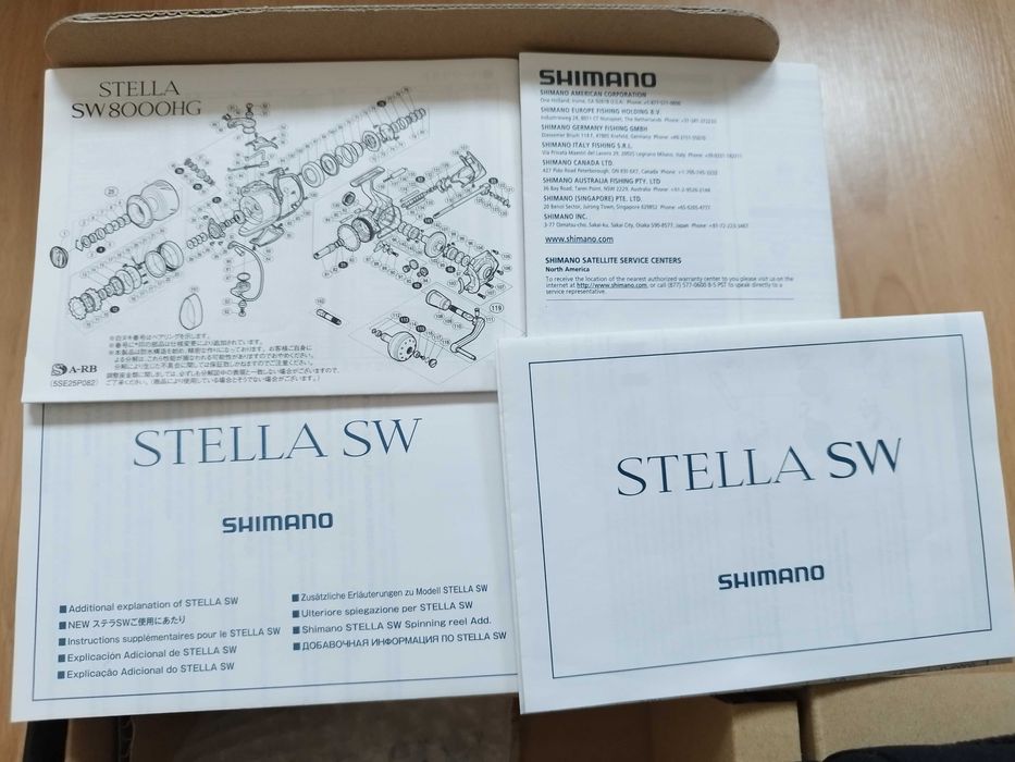 SHIMANO STELLA SW 8000PG (Topo de Gama)