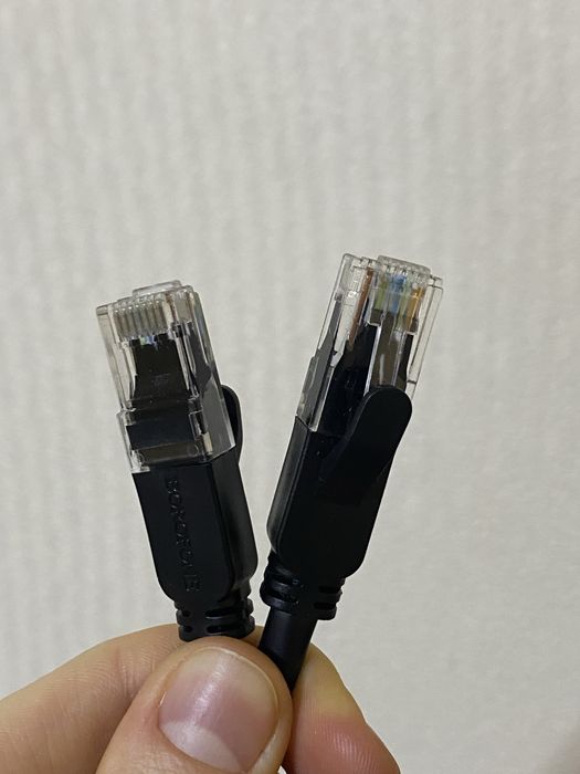 Мережевий кабель для інтернету BOROFONE BUS01 1m /RJ45/cat-6| чорний