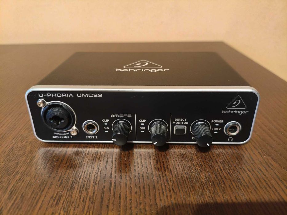 Interfejs Behringer U-phoria UMC22