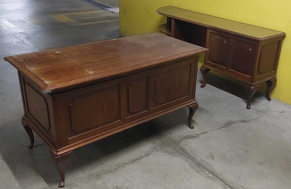 Secretária Vintage (com móvel de apoio)