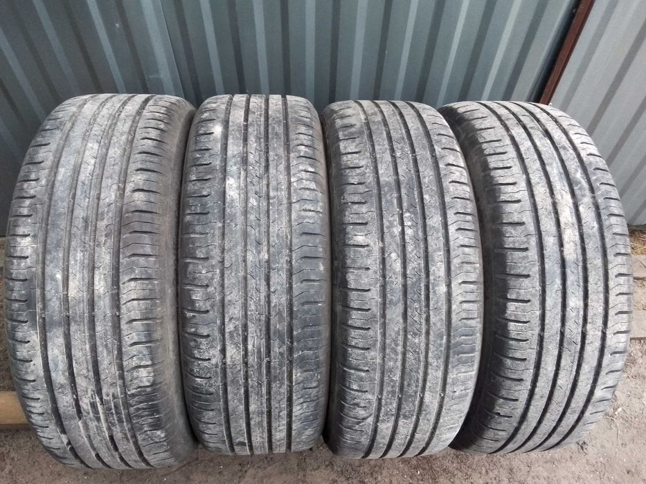 4 opony letnie Continental 215/55R18V XL, bieżnik ok 7mm.