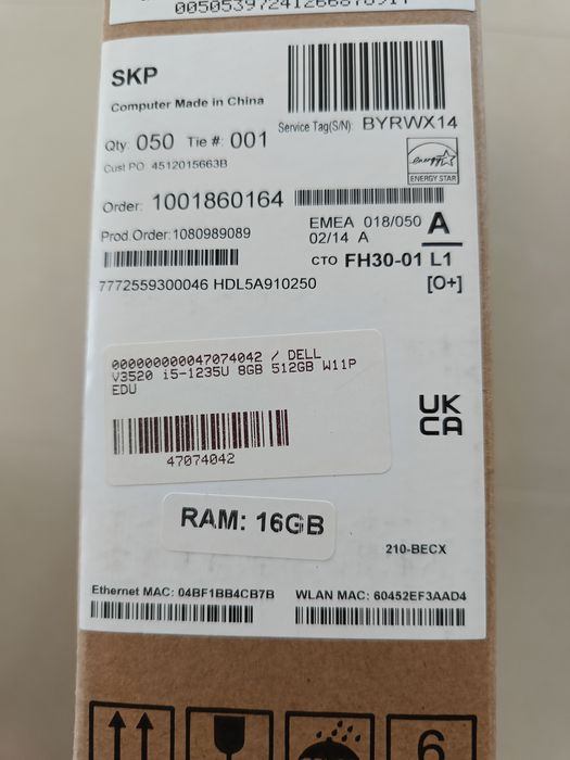 Laptop Dell Vostro 3520