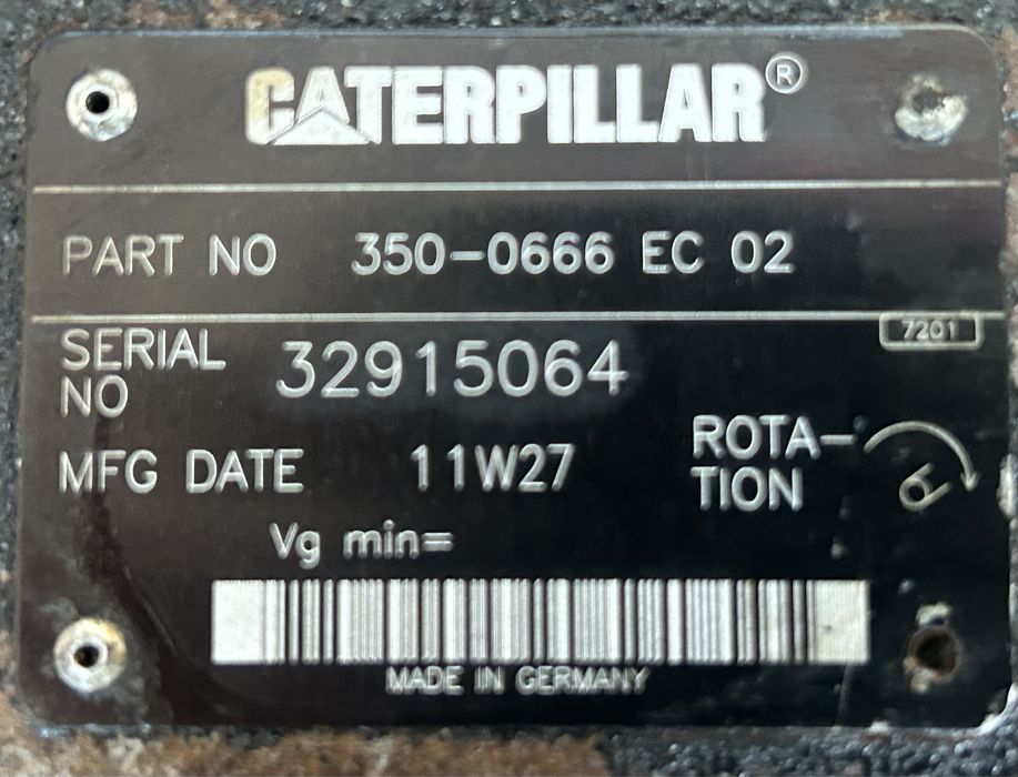 Pompa hydrauliczna CAT Caperpillar 428E, 422E, 434E