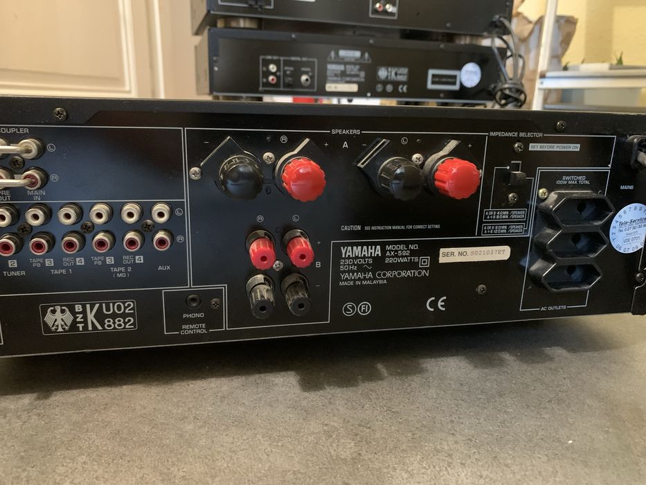 Комплект Yamaha 2x100w  8Om