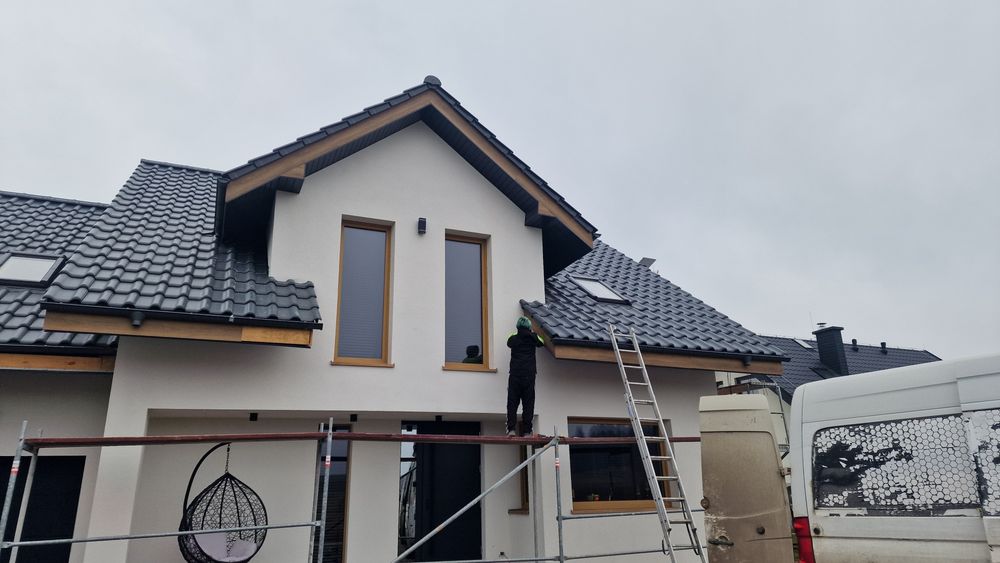 Docieplenia , Malowanie elewacji , tynki natryskowe wolne terminy