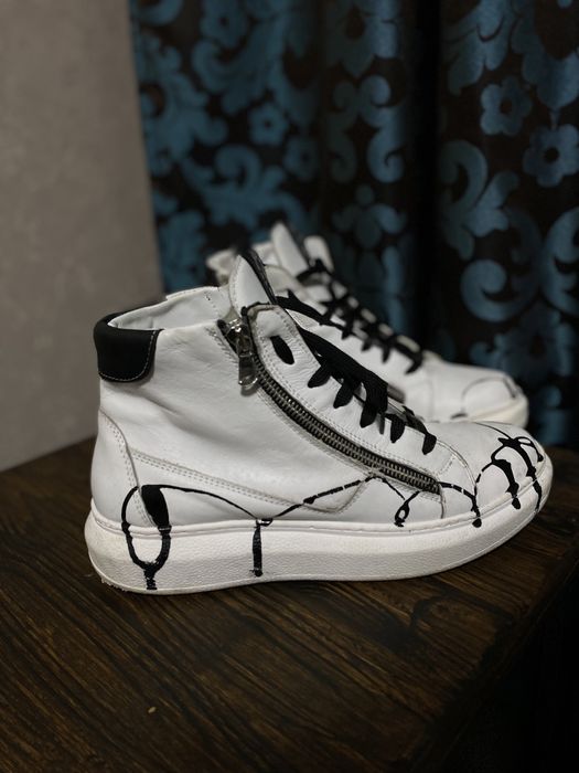 Кроссовки Италия,осінь,весна,демі,хайтопы,Concepte,кожа,ботинки