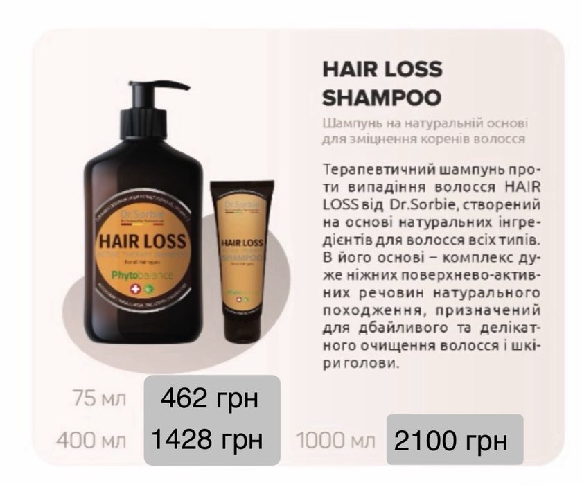 Шампунь Dr. Sorbie