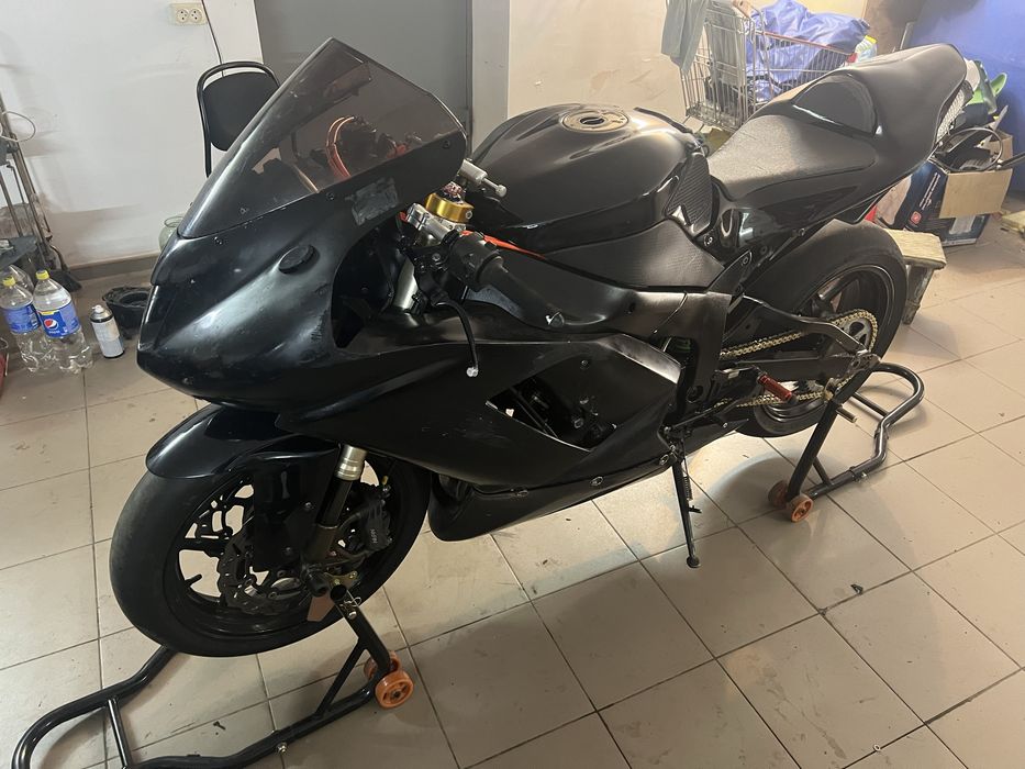 Kawasaki zx6r 2007 на доках