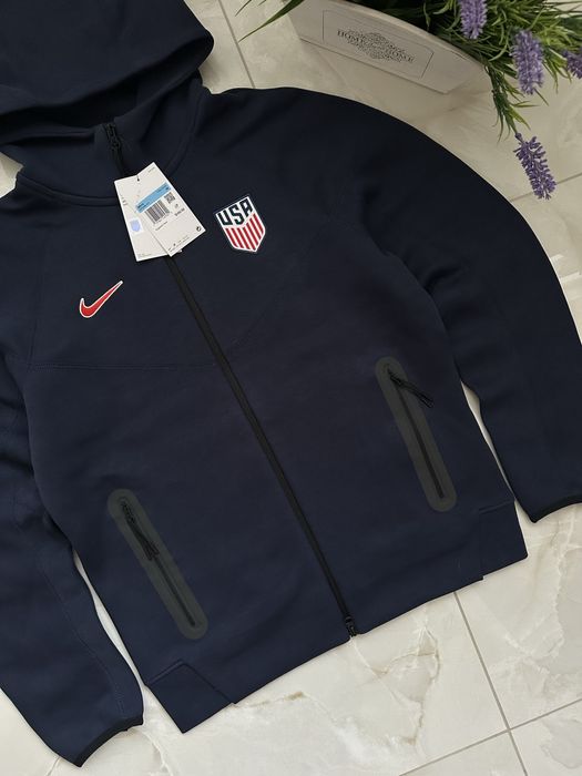 Зіп Худі Nike Tech Fleece USA | Оригінал
