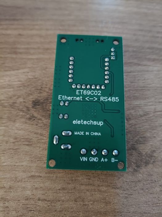 Moduł Ethernet RS485 ET69C02 (RJ45) – nowy