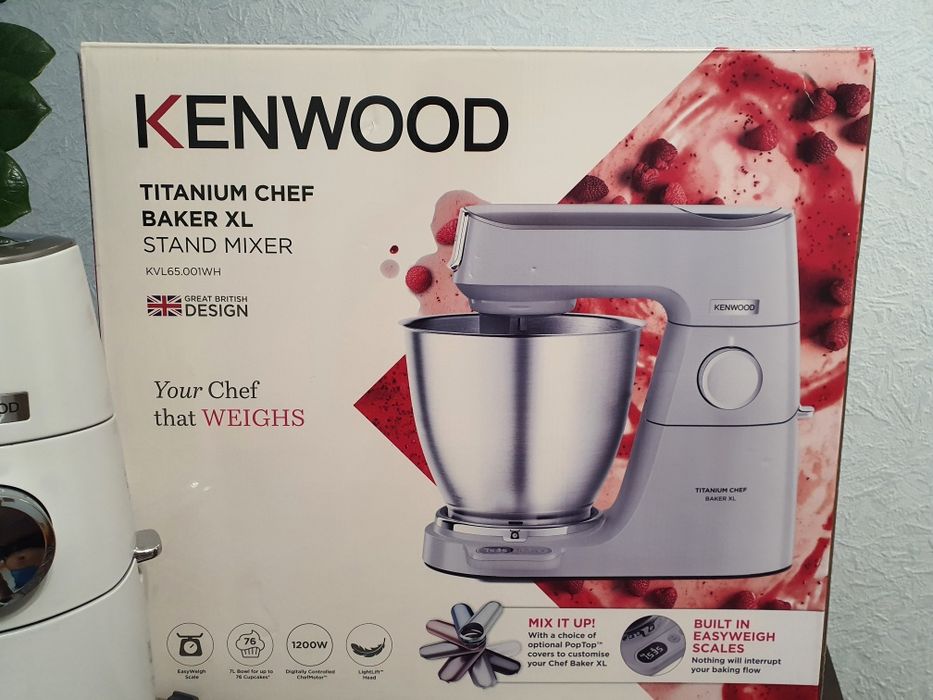 Кухонна машина Kenwood KVL 65.001 WH Titanium Chef Baker XL