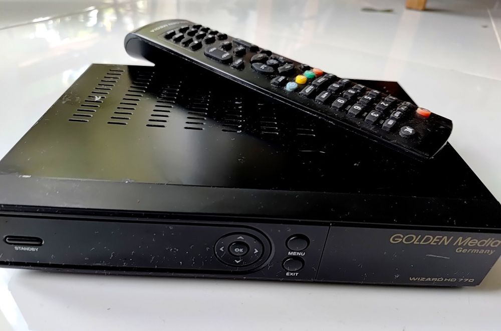 Sat Odbiornik cyfrowy marki Wizard HD Golden Media,  HD 770.