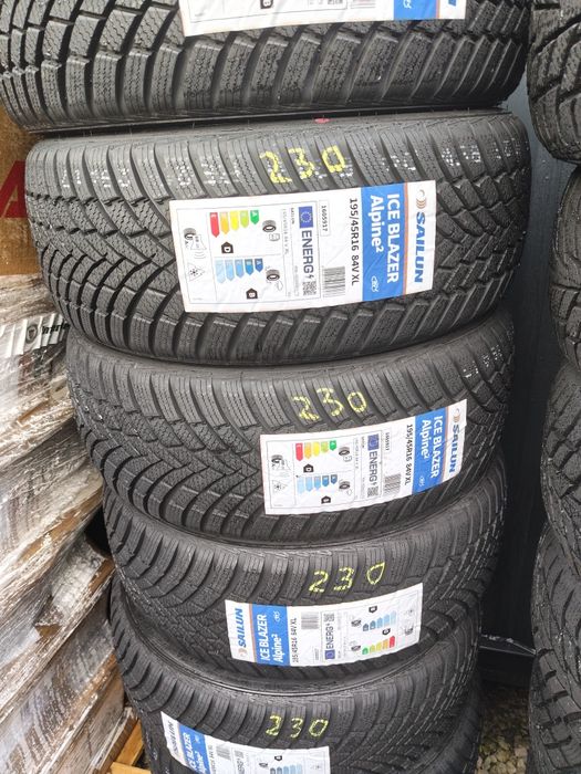 Nowe opony zimowe 195/45/16 Sailun Ice Blazer Alpine 2 Najnowszy model 2026r