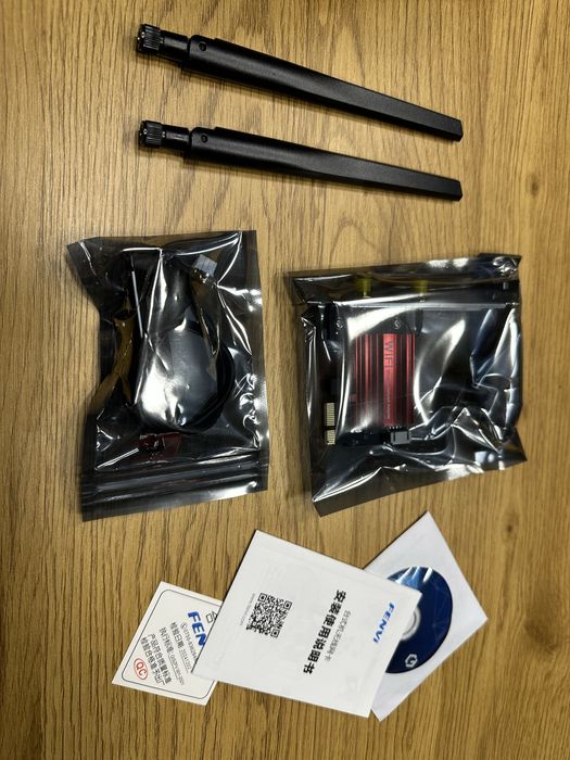 Wi-Fi  + блютуз модуль мережива карта для пк Pci