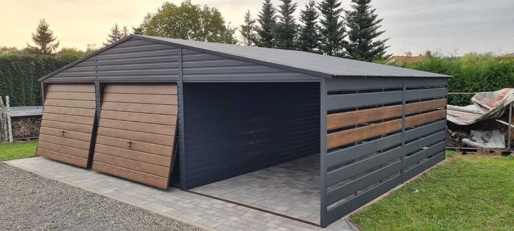 Garaż blaszany PREMIUM 9x6m*profil ocynkowany*KUJAWSKO POMORSKIE *