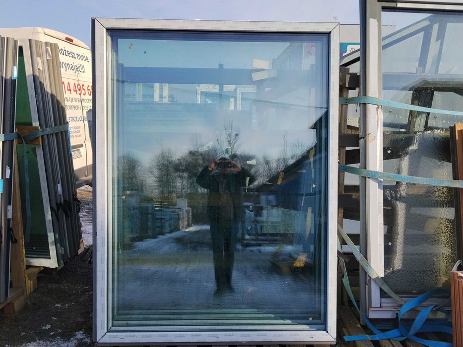 Okno pcv fix 150/200 antracyt