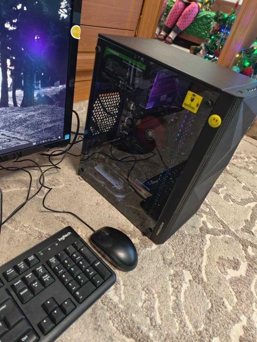 ПК Ryzen 5 2600 8 gb ddr4 SSD/HDD GTX 1060gb + Мон 23 ips