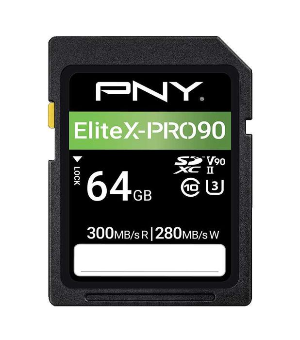 PNY EliteX-Pro90 SDXC 64GB V90 UHS-II - NOVO