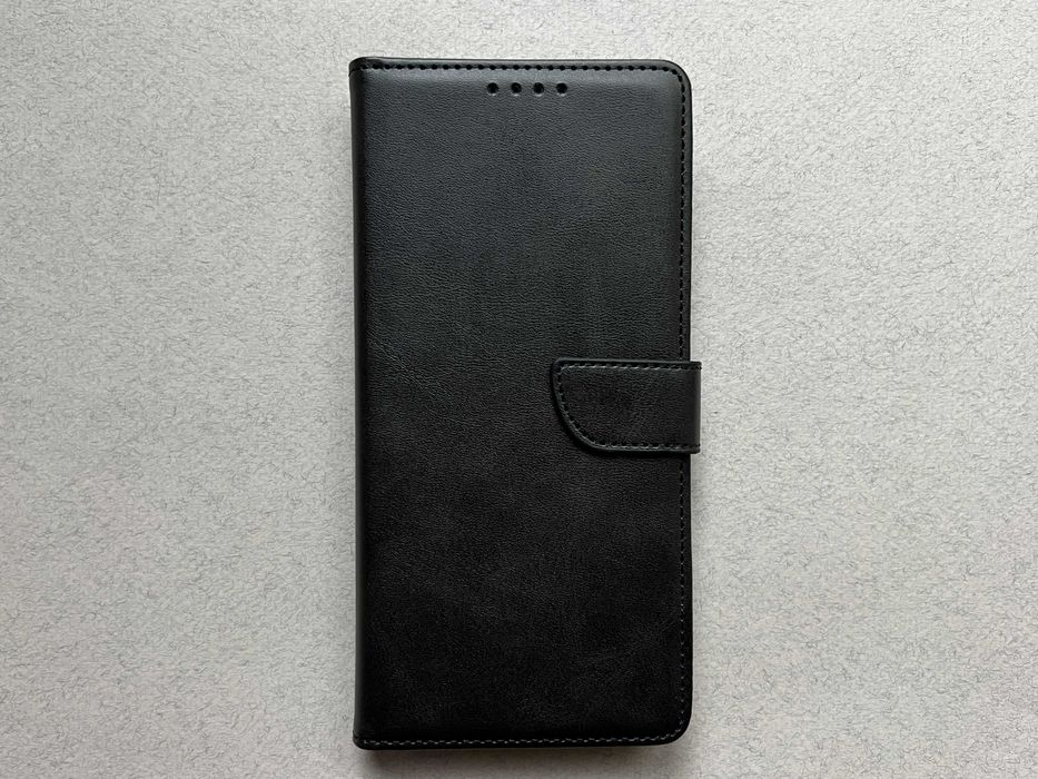 Samsung Galaxy A36 / A56 чохол-книжка еко шкіра Wave Fold чорний чехол