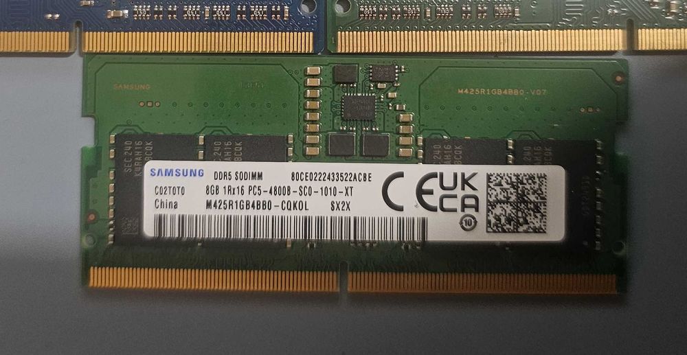 Оперативна пам'ять  DDR5 8 GB 4800МГц для ноутбуків Samsung