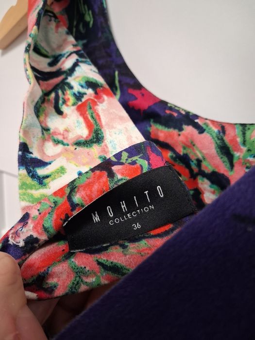 Mohito sukienka w kwiaty damska S