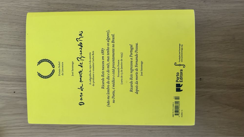Livro Dono da Morte de Ricardo Reis