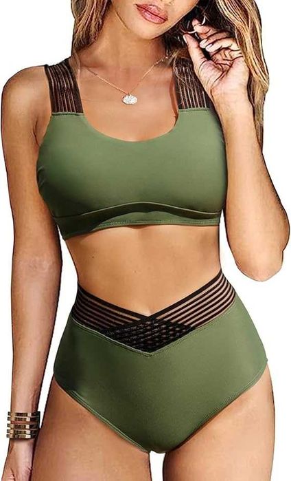 Nowy strój kąpielowy/dwuczęściowy/bikini/majtki/biustonosz R-L !3938!