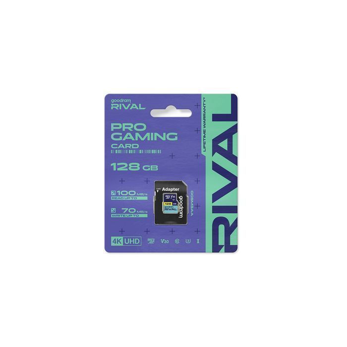 Goodram karta pamięci Rival M3AA Micro SDXC 128GB … V30 100 / 70 MB/s