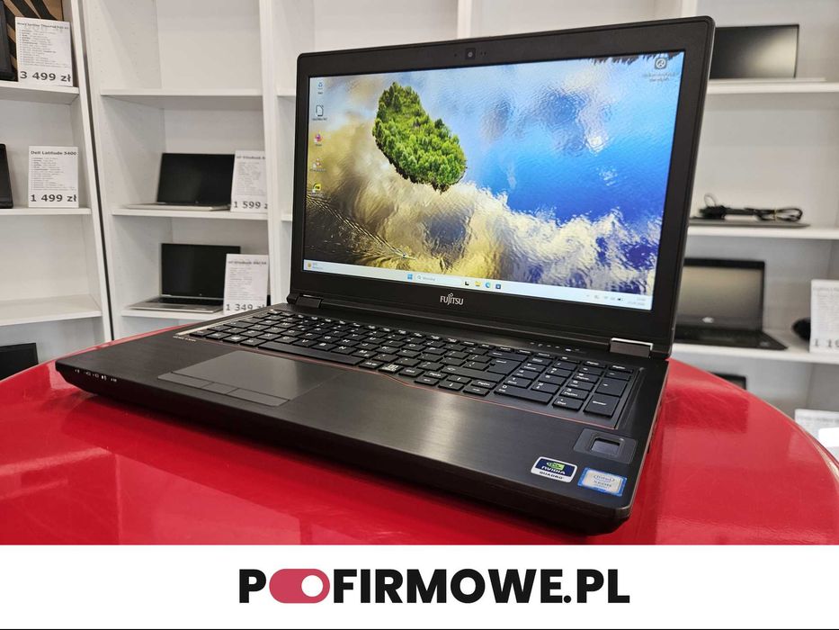 Wydajny Laptop Fujitsu Celsius H780 Intel Xeon E-2176M 6R/12W 16GB RAM DYSK 512GB SSD NVIDIA Quadro P2000 4GB FHD IPS FV23% Rok Gwarancji PoFirmowe.pl