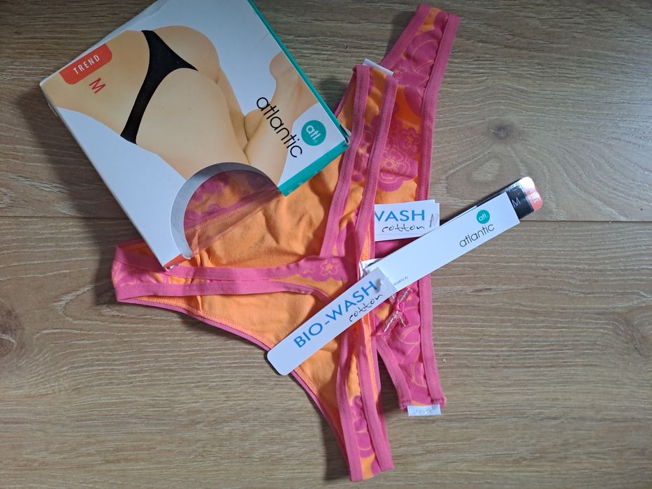 Stringi damskie Atlantic, rozmiar M, 2PACK