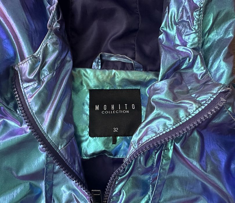 Parka Kurtka Holo Mohito 32/XXS Kameleon Holograficzna Benzynka
