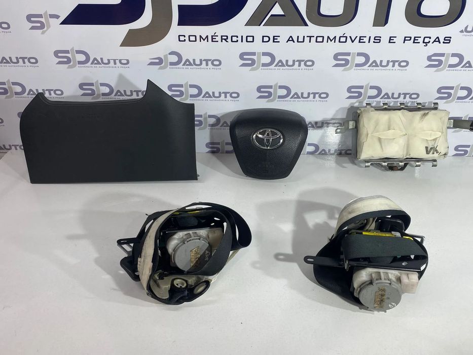 Conjunto Airbags + Cinto Frente Direito / Esquerdo - Toyota Verso