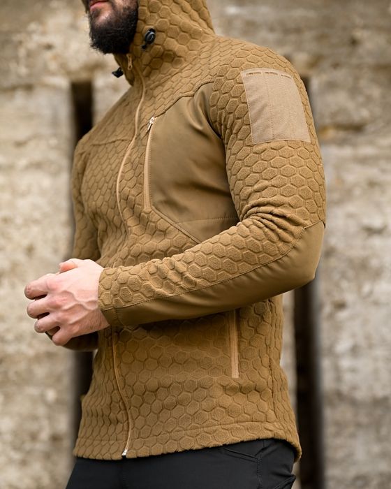 Тактична флісова кофта Urban соти / фліска / флисовая кофта / флиска