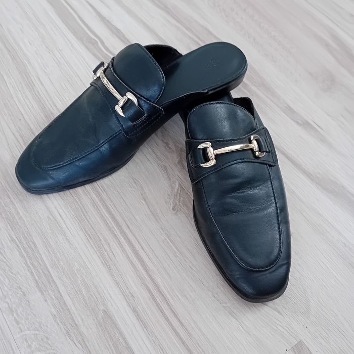 Modne klapki mokasyny H&M 39